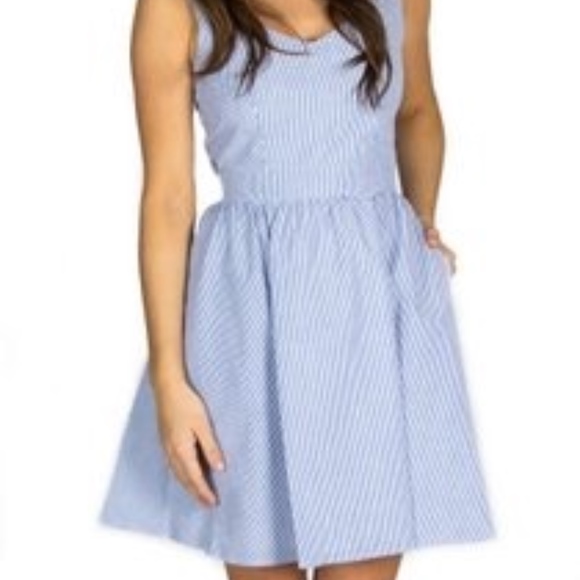 Lauren James Garrison Seersucker Dress - Picture 1 of 3